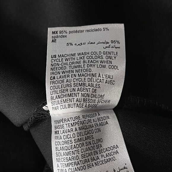 INC Earth International Concepts Medium Dress Long Balloon Sleeves Stretch Black - Picture 10 of 10